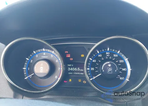 2012 Hyundai Sonata Limited z USA, uszkodzony, nr VIN 5NPEC4AC5CH389030